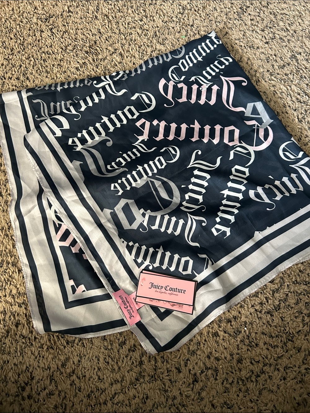 Juicy Couture Logo Scarf